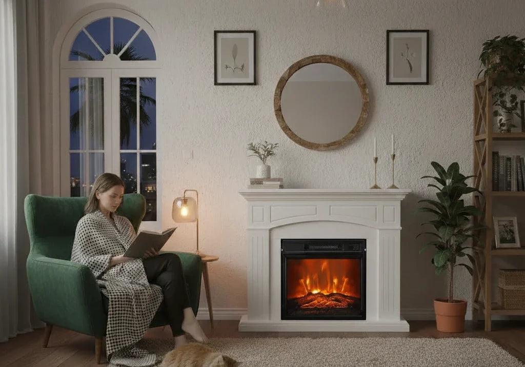 Can an electric fire heat a large room? - Parrot Uncle ES