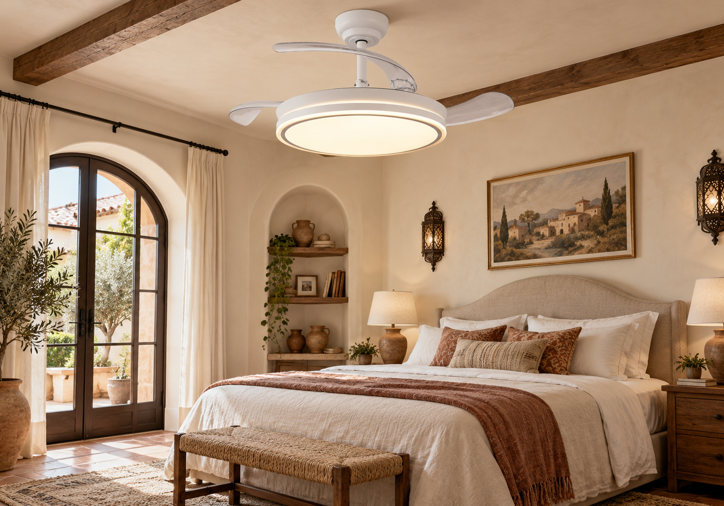 Do Retractable Ceiling Fans Move Enough Air?