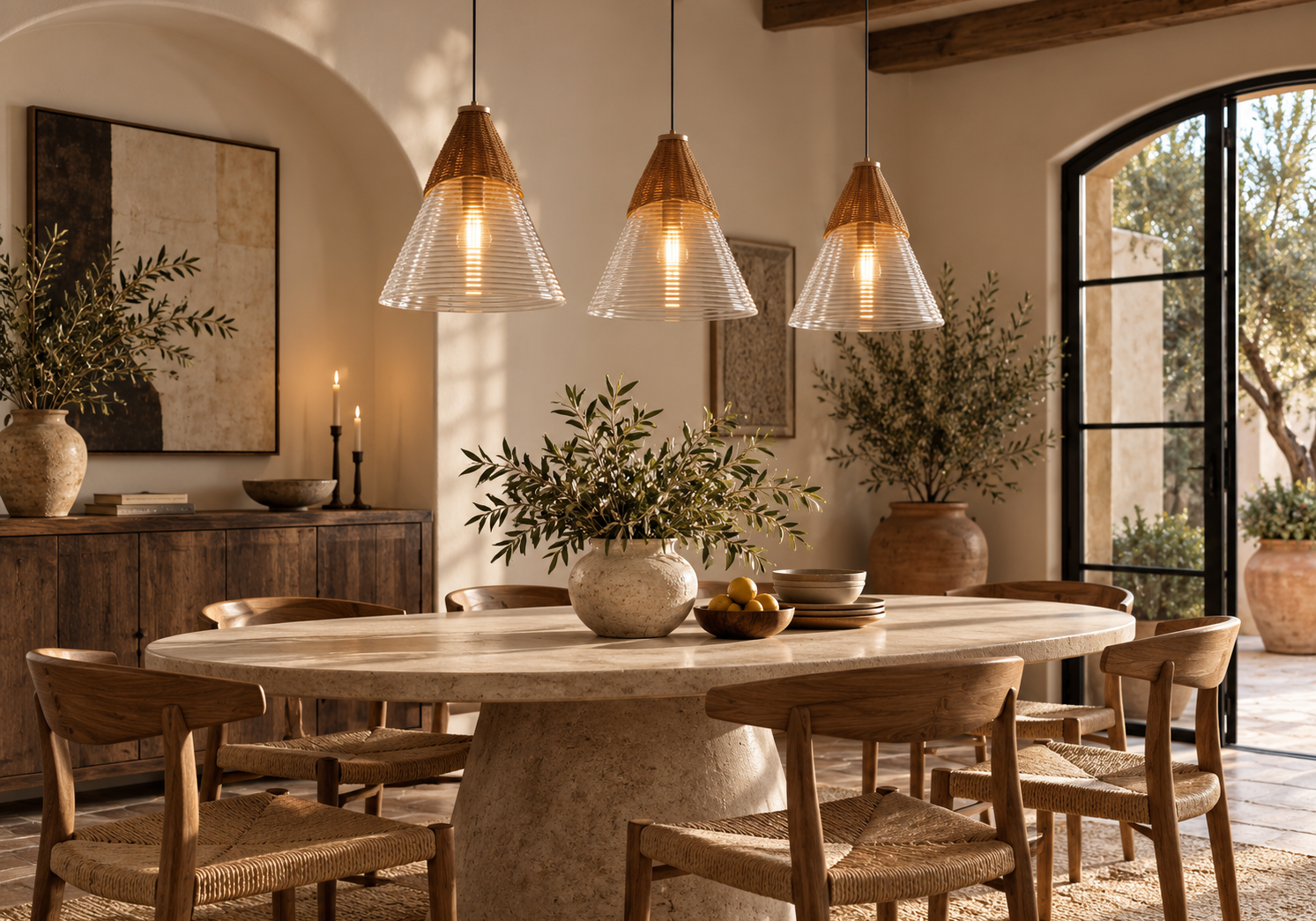 How Many Pendant Lights Should You Hang Over a Dining Table?
