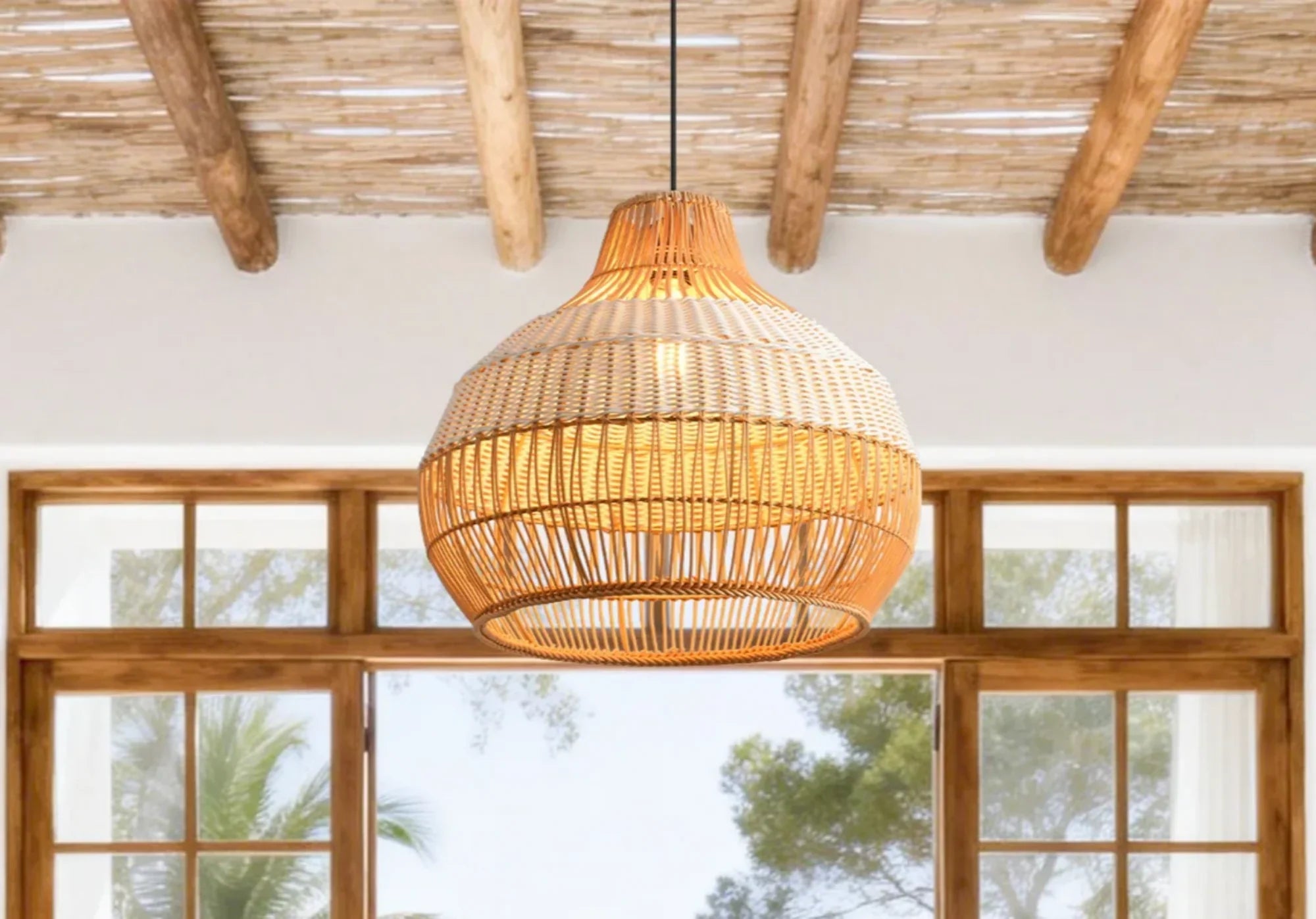How Do You Decorate a Living Room With a Rattan Pendant Light? - Parrot Uncle ES