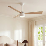 Ventilador de techo silencioso Kala de Ø132 cm con luz LED