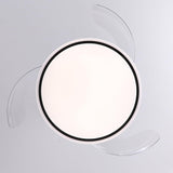 Ventilador de techo Serena motor DC ultrasilencioso negro de Ø100 cm con 3 aspas retráctiles y luz LED