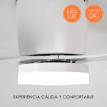 Ventilador de techo DC de 28 W ultrasilencioso Ø132 cm