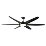 Ventilador de techo industrial de Ø165 cm Motor DC con luz y mando a distancia