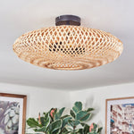 Plafón de techo bohemio moderno con dos luces para sala de estar y dormitorio