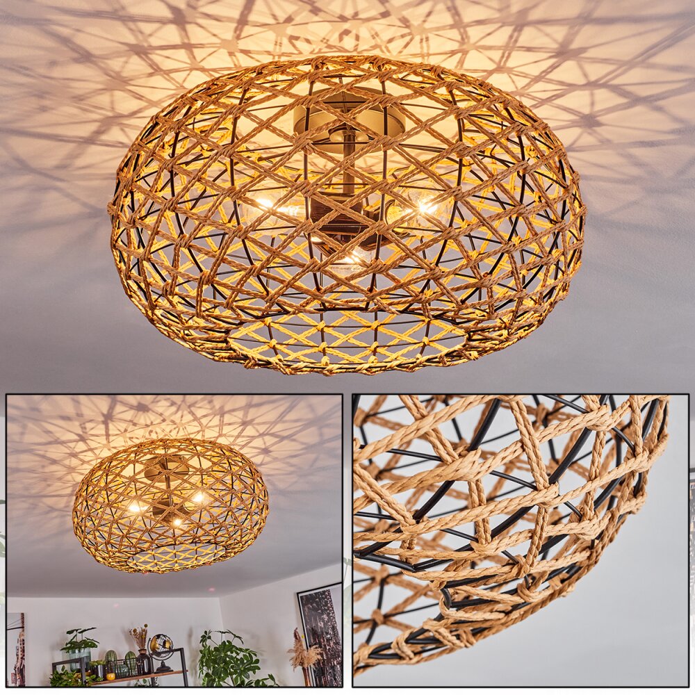 Lámpara de techo empotrada geométrica bohemia para sala de estar y dormitorio