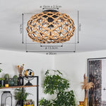 Plafón de techo tejido bohemio para sala de estar y dormitorio