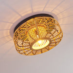 Plafón bohemio natural para dormitorio y sala de estar