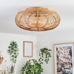 Lámpara de techo escandinava boho de montaje al ras para sala de estar y dormitorio