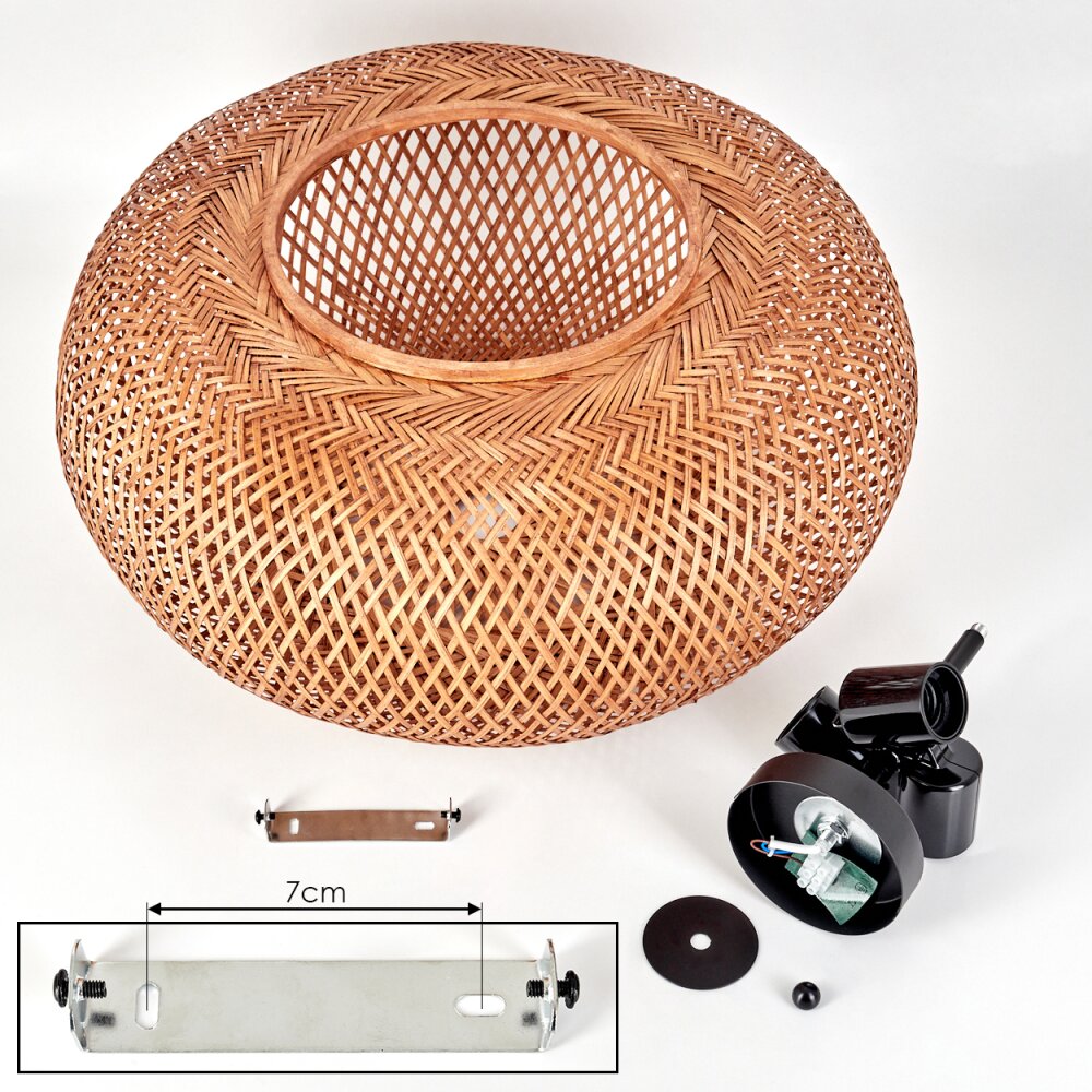 Lámpara de techo al ras de estilo bohemio para sala de estar y dormitorio