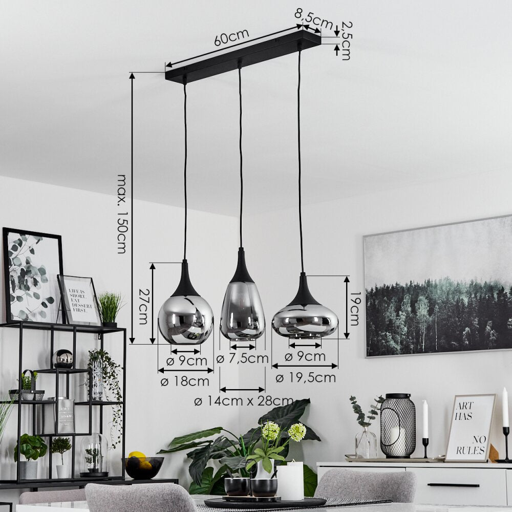 Lámpara colgante de racimo minimalista moderna para sala de estar y dormitorio