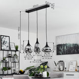 Lámpara colgante de racimo minimalista moderna para sala de estar y dormitorio