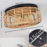 Plafón bohemio natural para dormitorio y sala de estar