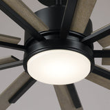 Ventilador de techo tipo molino de viento Aries LED de Ø183 cm con luz y mando a distancia