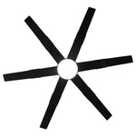 Ventilador de techo LED industrial de 152 cm con aspas de doble cara, luz, APP y mando a distancia