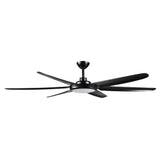 Ventilador de techo industrial de Ø165 cm Motor DC con luz y mando a distancia