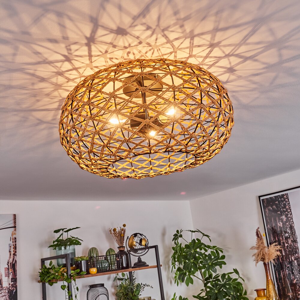 Lámpara de techo empotrada geométrica bohemia para sala de estar y dormitorio