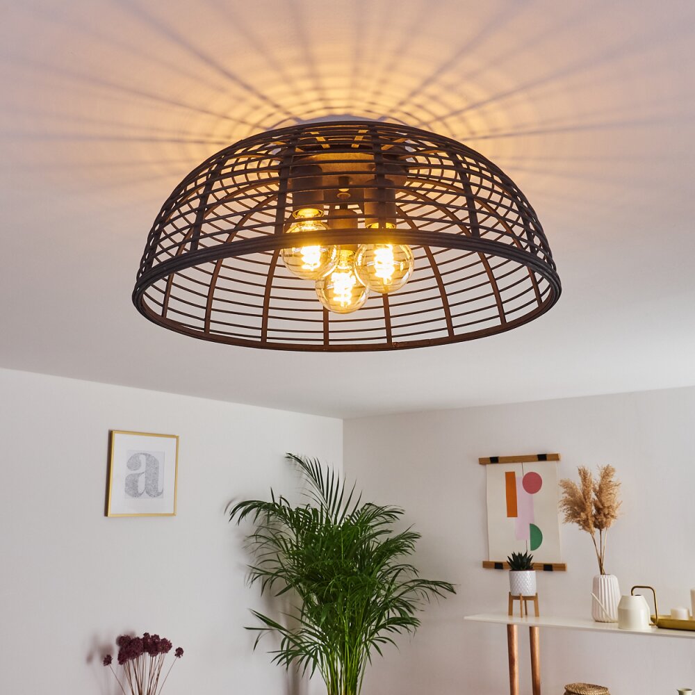 Lámpara de techo empotrada bohemia industrial para sala de estar y dormitorio