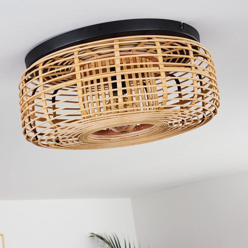 Plafón bohemio natural para dormitorio y sala de estar