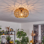 Plafón de techo tejido bohemio para sala de estar y dormitorio