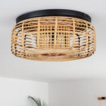 Plafón bohemio natural para dormitorio y sala de estar