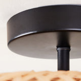 Plafón de techo bohemio moderno con dos luces para sala de estar y dormitorio