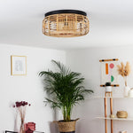 Plafón bohemio natural para dormitorio y sala de estar