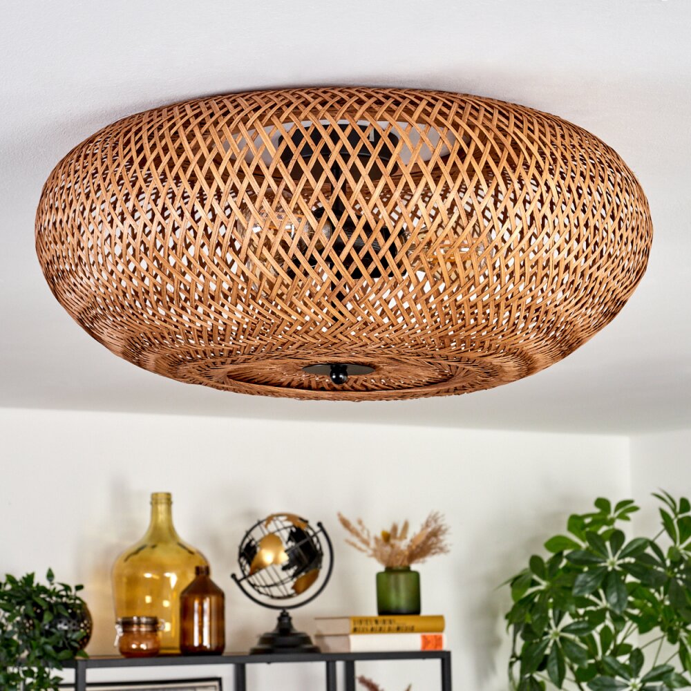 Lámpara de techo al ras de estilo bohemio para sala de estar y dormitorio