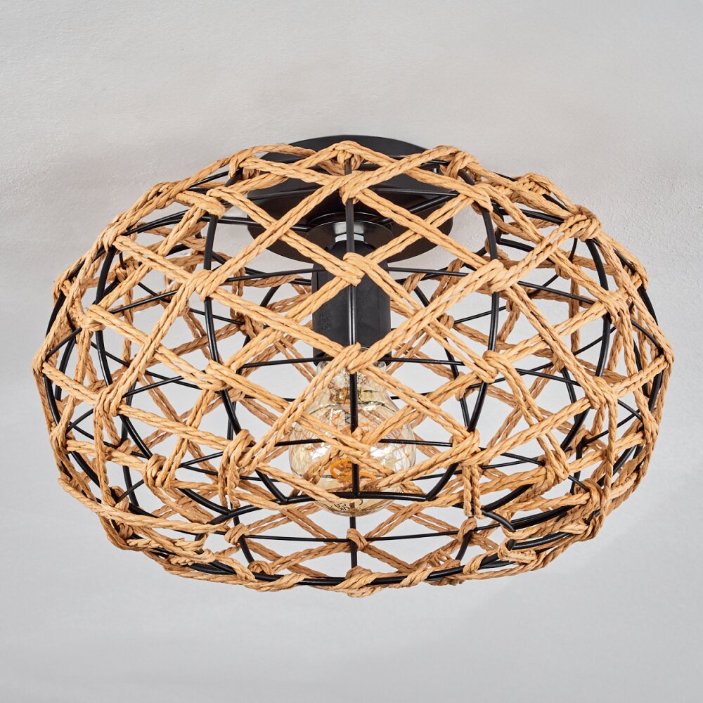 Plafón de techo tejido bohemio para sala de estar y dormitorio