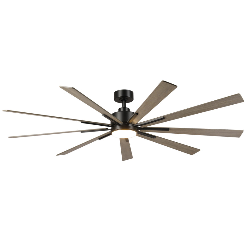 Ventilador de techo tipo molino de viento Aries LED de Ø183 cm con luz y mando a distancia