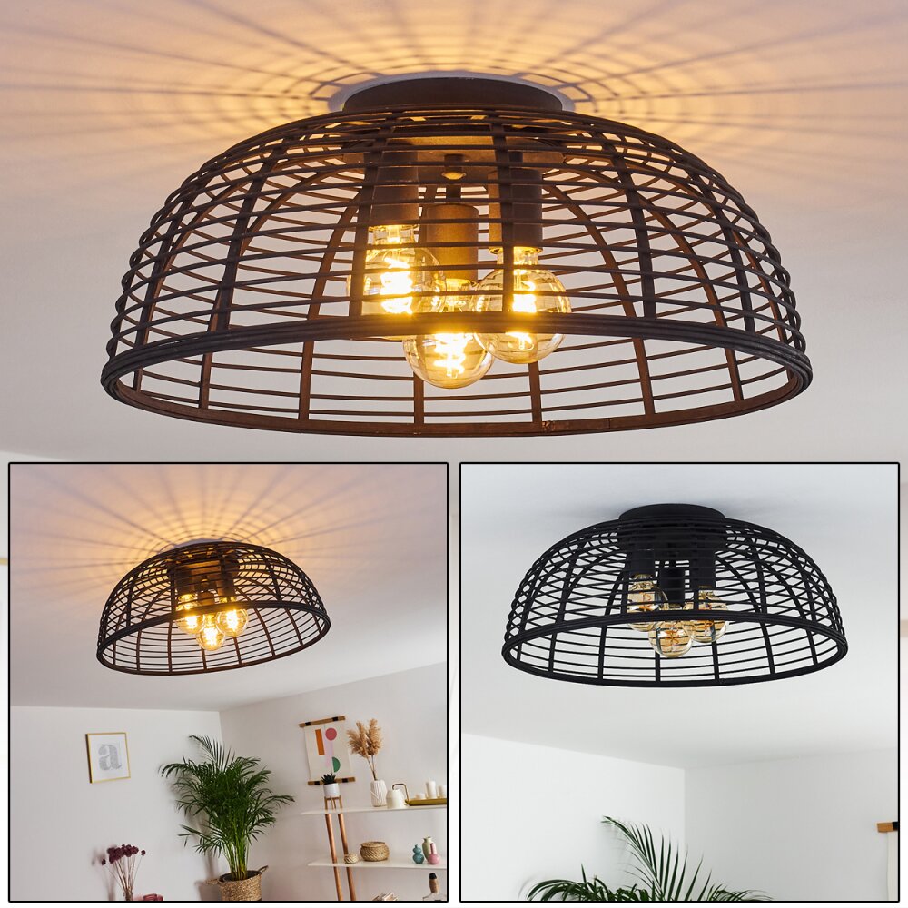 Lámpara de techo empotrada bohemia industrial para sala de estar y dormitorio