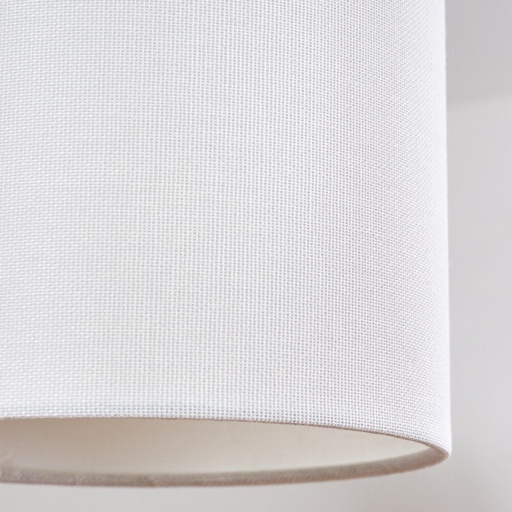 Lámpara colgante de racimo con pantalla de tambor de madera y lino de estilo minimalista escandinavo para cocina y comedor