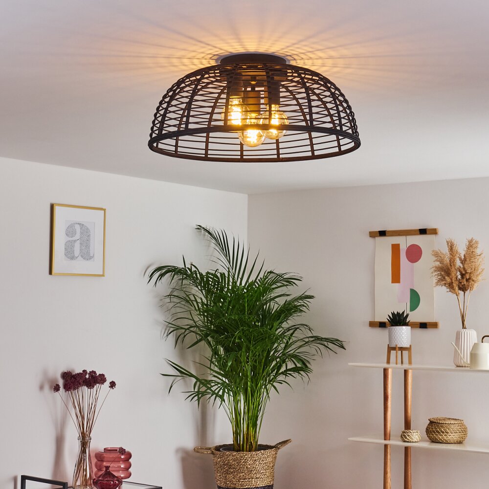 Lámpara de techo empotrada bohemia industrial para sala de estar y dormitorio
