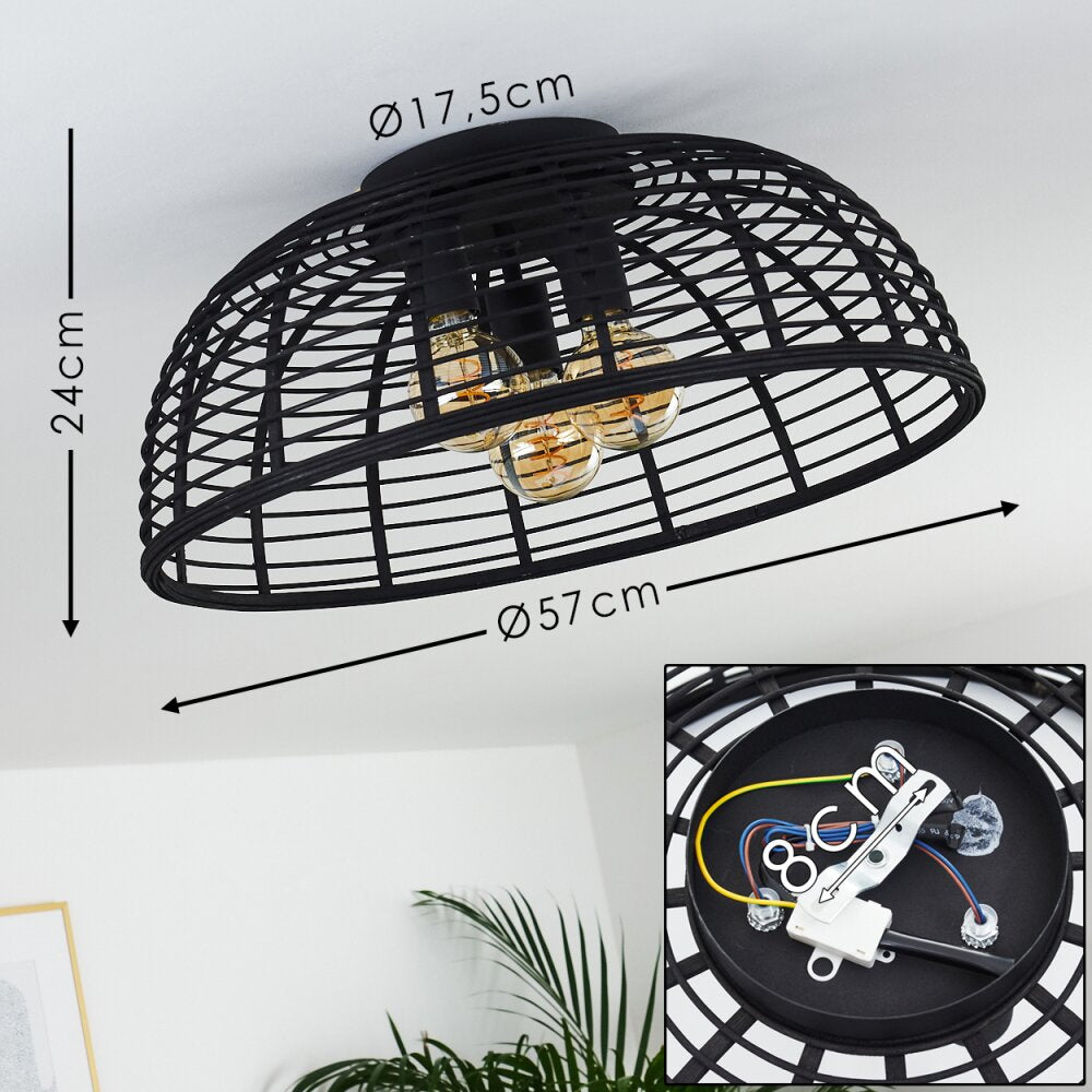 Lámpara de techo empotrada bohemia industrial para sala de estar y dormitorio