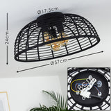 Lámpara de techo empotrada bohemia industrial para sala de estar y dormitorio