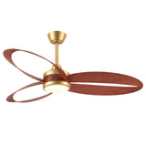 Ventilador de techo MAXI en madera de cerezo Ø132 cm silencioso con luz LED DC 40W
