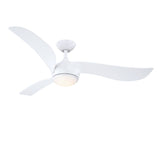 Ventilador de techo silencioso PHIL de Ø132 cm con luz LED