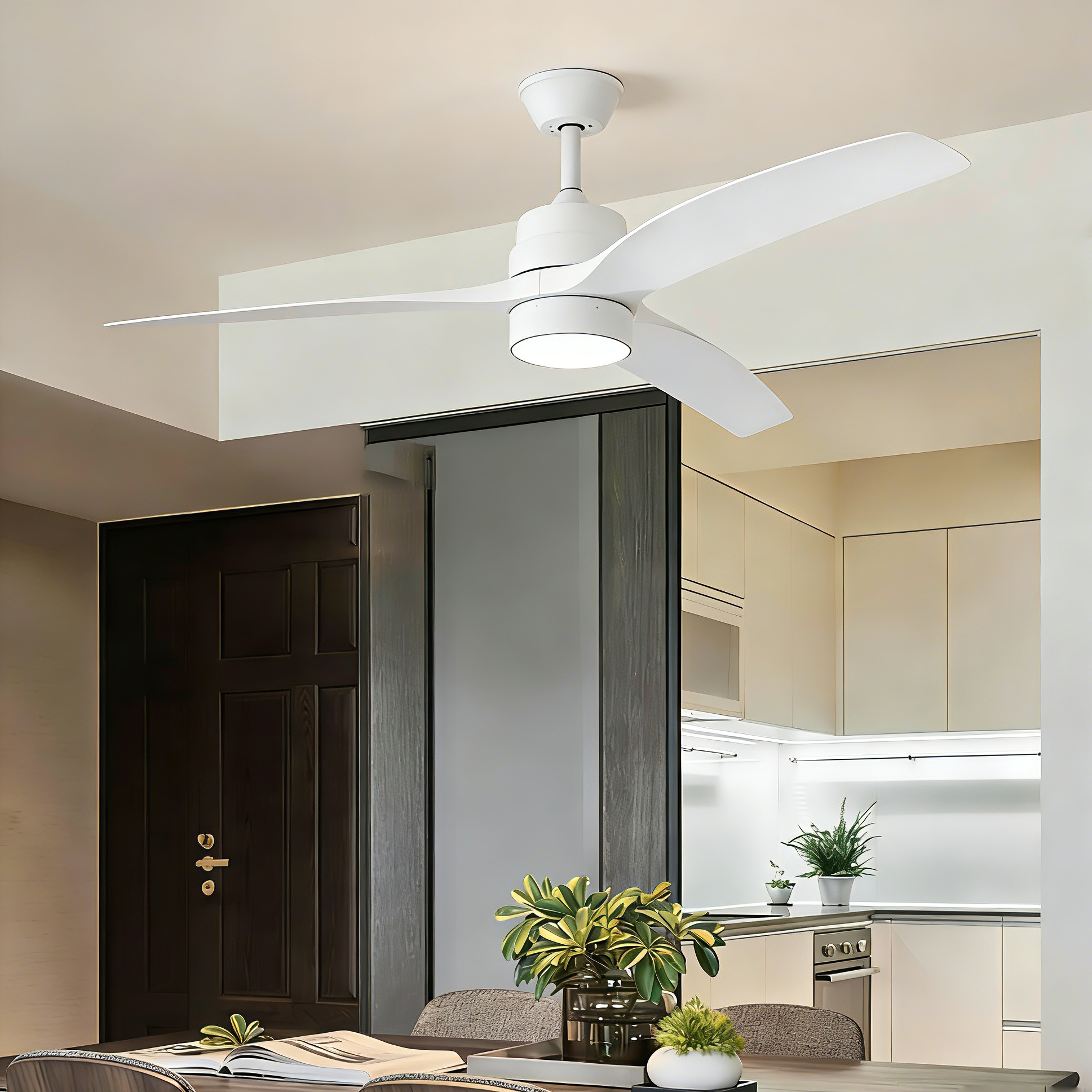 Ventilador de techo Modern Matte de 30 W Ø132 cm