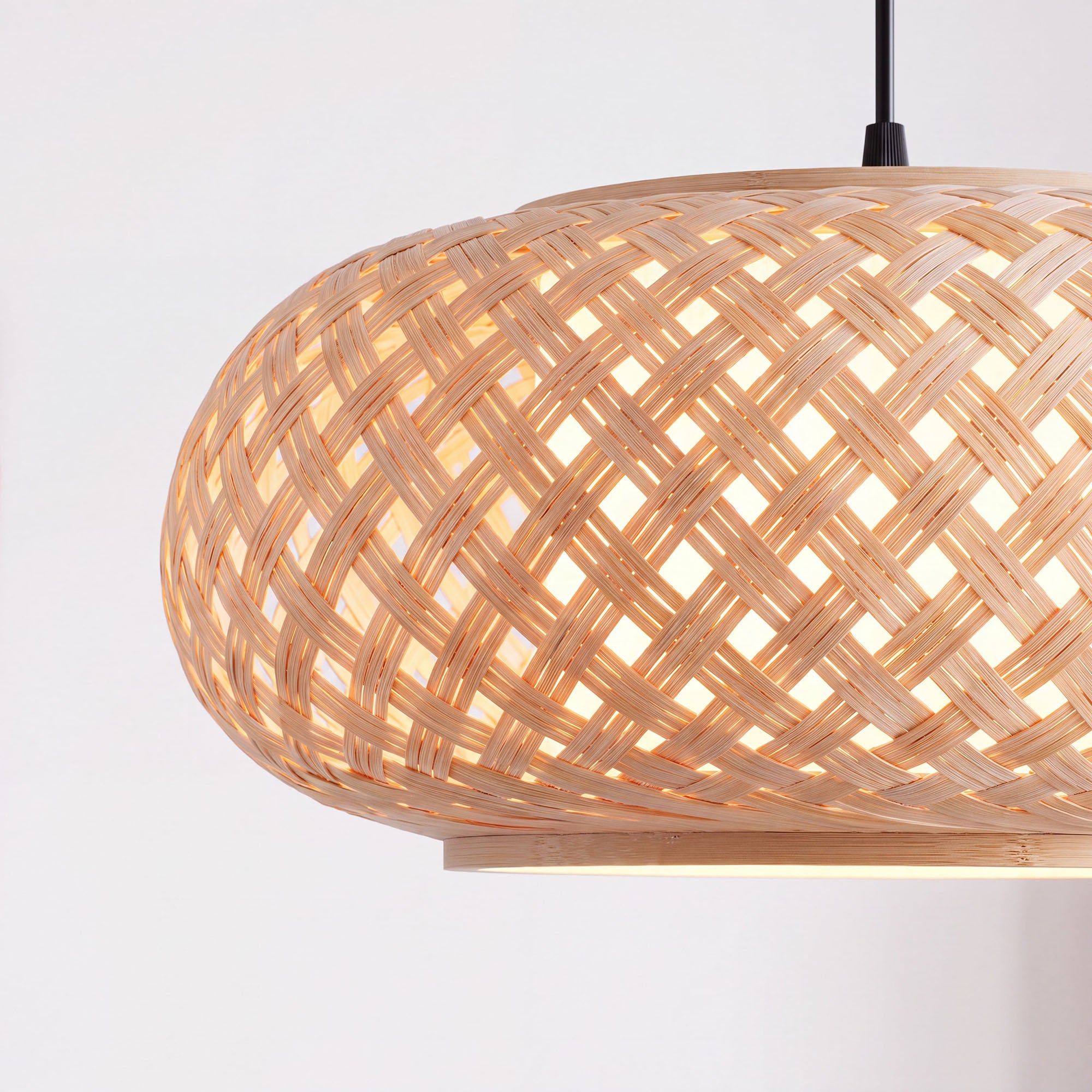 Scandinavian Bamboo Pendant Light Ø40cm