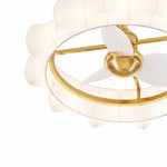 ODILE Ceiling Fan Ø76 cm with LED Light and Hidden Blades