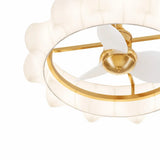 ODILE Ceiling Fan Ø76 cm with LED Light and Hidden Blades