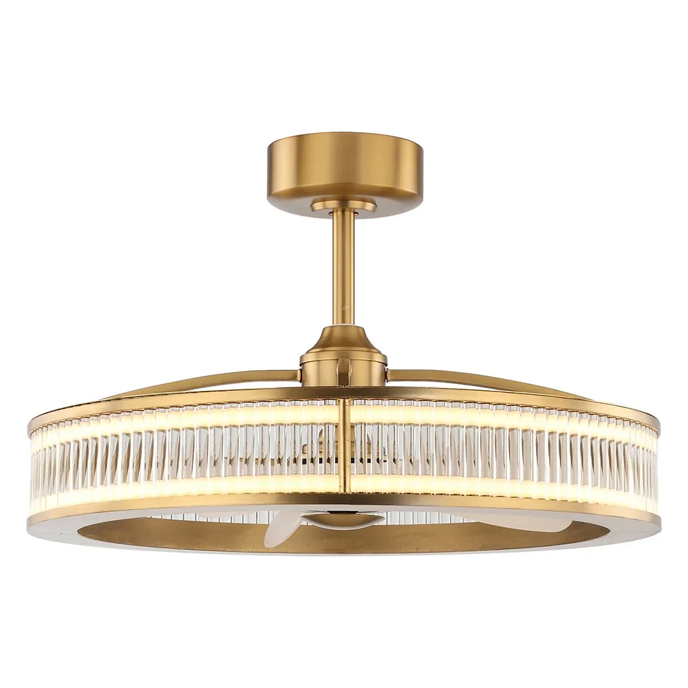 LUCENT Ceiling Fan Ø74 cm with LED Light and Hidden Blades