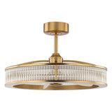 LUCENT Ceiling Fan Ø74 cm with LED Light and Hidden Blades