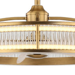 LUCENT Ceiling Fan Ø74 cm with LED Light and Hidden Blades