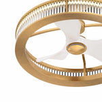 LUCENT Ceiling Fan Ø74 cm with LED Light and Hidden Blades