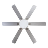 Ventilador de techo moderno Lucknow de 152 cm (60") con iluminación y mando a distancia