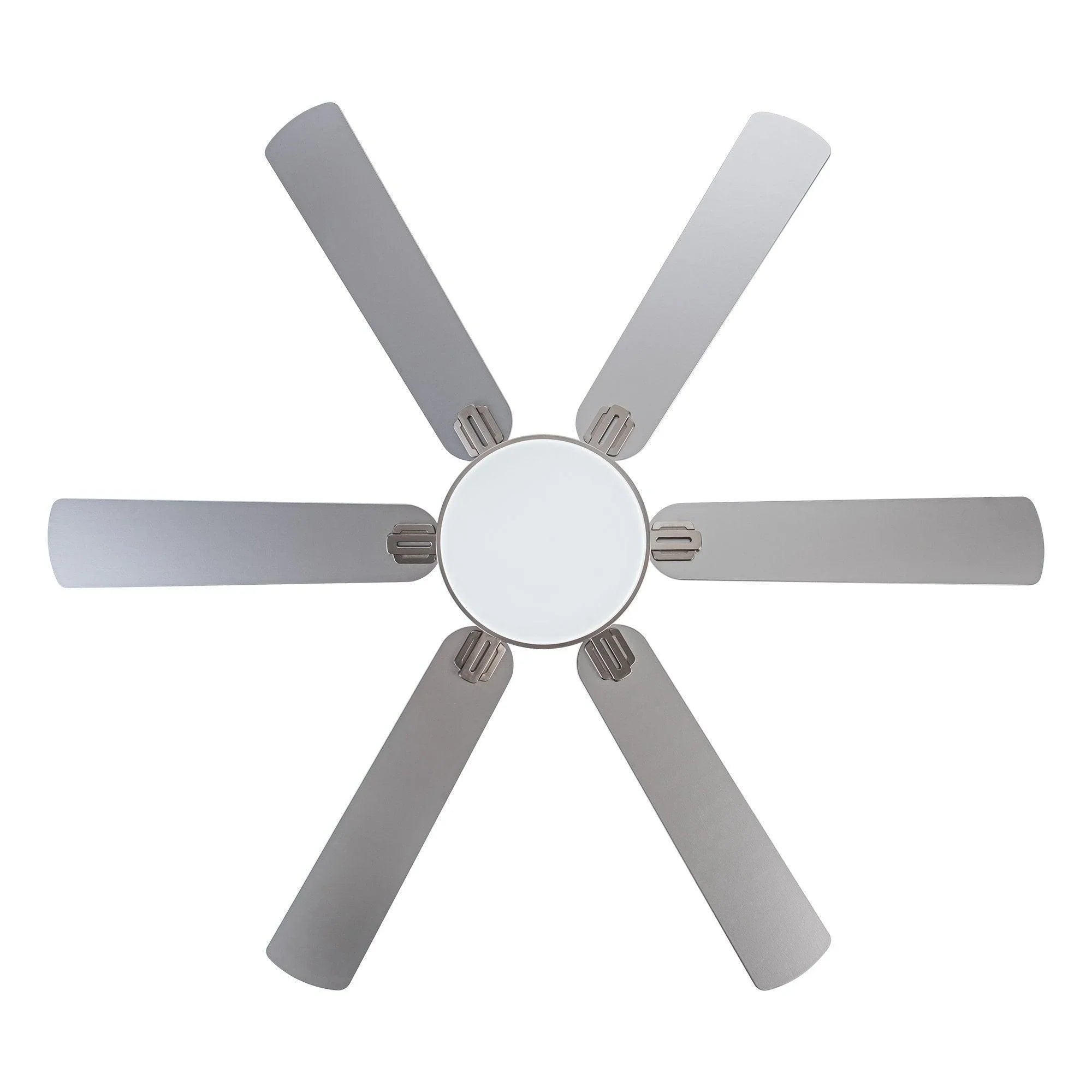Ventilador de techo moderno Lucknow de 152 cm (60") con iluminación y mando a distancia