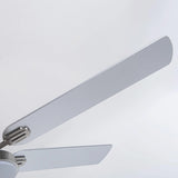 Ventilador de techo moderno Lucknow de 152 cm (60") con iluminación y mando a distancia