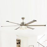 Ventilador de techo reversible de Ø165 cm con luz y mando a distancia