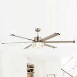 Ventilador de techo reversible de Ø165 cm con luz y mando a distancia